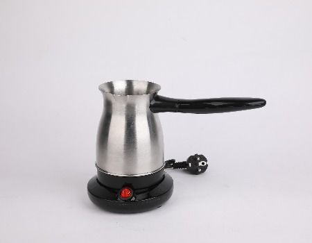 220V Stainless Steel Electric Turkish Coffee Maker Machine Espresso Moka Pot  EU Plug