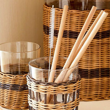 Purchase Wholesale bamboo lid and straw. Free Returns & Net 60