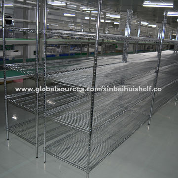Multi Level Wire Rack China 5 Tier Adjustable Wire Shelving Rack,Metal Heavy Duty Storage ...