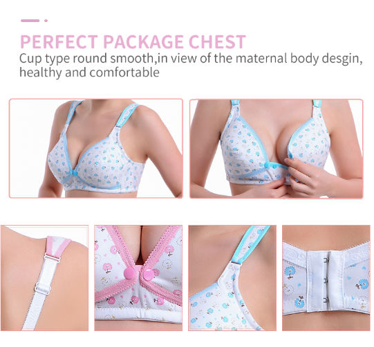 Hot Sale Side Closure Front Open Cutton Bra Mommy Push Up Wire Free  Underwear Comfortable Maternity - Buy China Wholesale Maternity Nursing Bra  $1.6