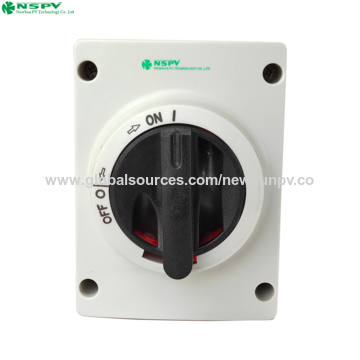 Buy Wholesale China 1000v Solar Dc Isolator Switch Ip66 Solar Panel Isolator  Switch & Dc Isolator at USD 15.9
