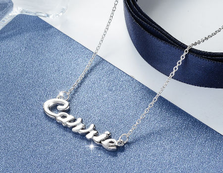 Wholesale Vendor Alphabet Letter Personalized Custom Jewelry 925 Sterling Silver Name Plate Necklace Personalized Name Necklace Silver 925 Sterling Silver Name Necklace Name Plate Necklace Buy China Sterling Silver Necklaces On Globalsources Com