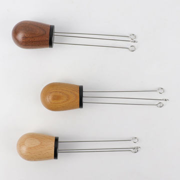 Wooden Espresso Coffee Stirrer Needle Coffee Tamper Distributor