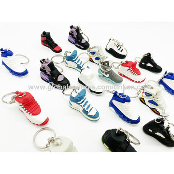 Rubber Air Jordan Sneaker Shoe Keychains - mini sneaker keychains, Keychain & Enamel Pins Promotional Products Manufacturer