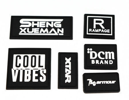 free sample rubber patch labels for