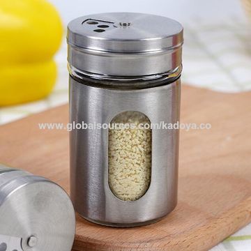 Condiment Set Salt Pepper Holder 8pcs 