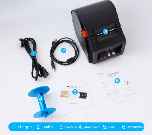 China Mini Label Printer Large Thermal Printer Thermal Waybill Printer Best Thermal Label 8977