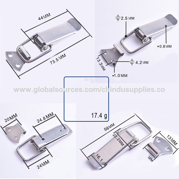China Stainless Steel Spring Draw Suitcase Hasp Lock Toggle on Global ...