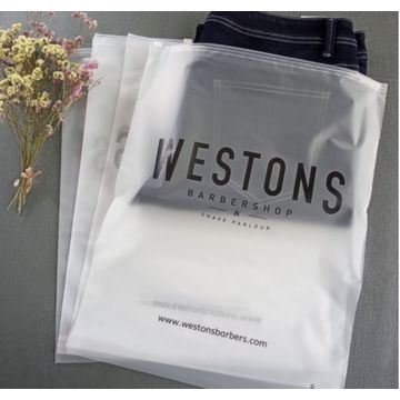 Plastic Zipper Bags Custom Packaging Bags For Clothes Custom Logo