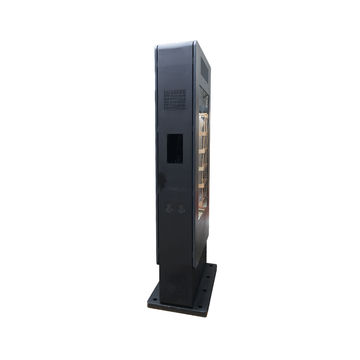 China Outdoor free standing 55 inch double sided touch screen kiosk on ...