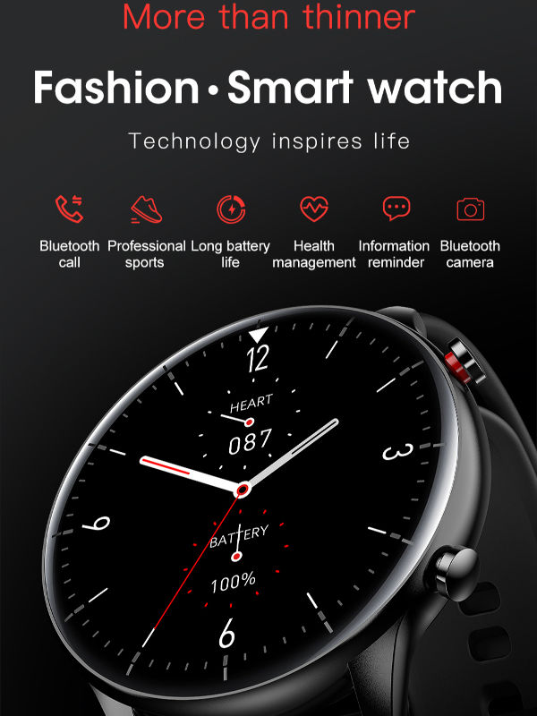China Smart Watch L21 with IP68 Waterproof 1.3 inch Round Screen Ultra