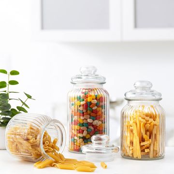 Buy Wholesale China 6oz Spice Jars With Bamboo Airtight Lids And Labels  Glass Storage Jar With Cork Glass Salt Jars & Glass Jar For Storage at USD  0.48