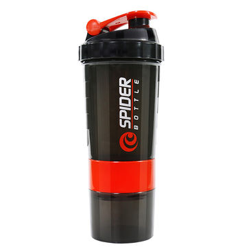 Buy Wholesale China Gym Plastic Water Shaker Protein Bottle With Pill Box  Travel Water Bottle & Shaker Bottle at USD 0.98