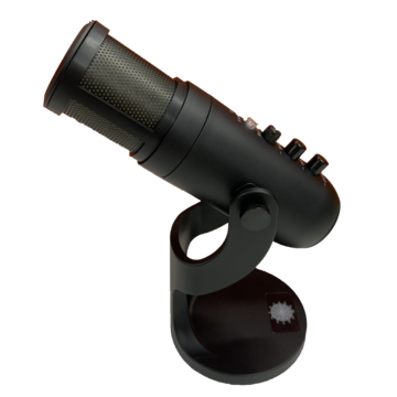 Micrófono de condensador USB RGB colorido para juegos de escritorio con botón para transmisión en vivo
