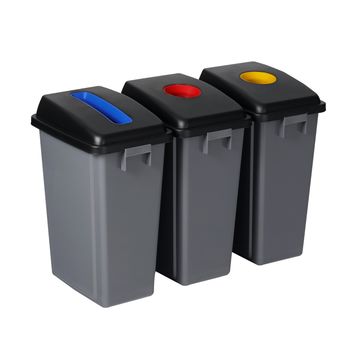 China 60L*3 waste classification bins without base on Global Sources ...