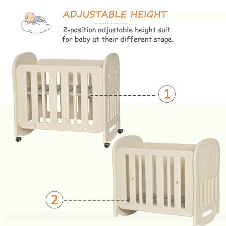 2 level convertible crib