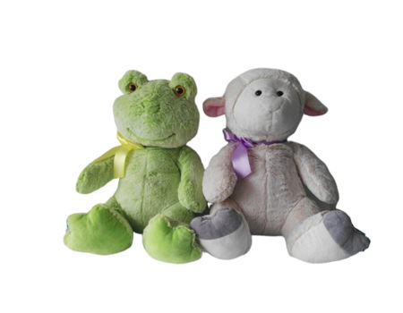 Wholesale Custom Stuffed Animal Sheep & Frog Toy Small Size Plush