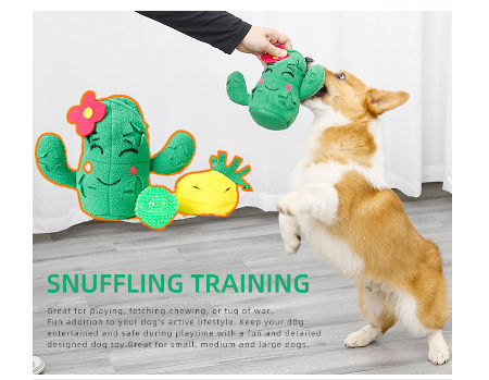 Buy Wholesale China Iq Training Snuffle Pet Toys Slow Eating Squeaker Candy  Plush Dog Toy & Dog Toy at USD 3.39