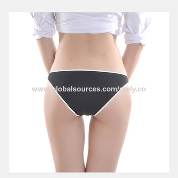  Women Breathable Print Ladies Thong Panty Underwear