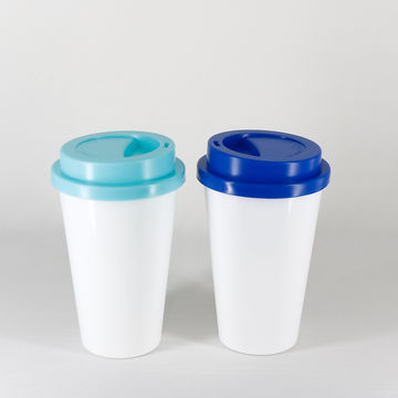 Buy Wholesale China Custom Logo Printing Reusable Plastic Pp Coffee Cup  With Lid & Pp Coffee Cup at USD 0.4