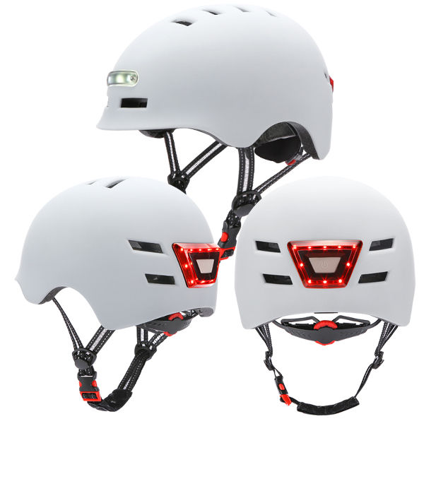 China Helmets Electric Scooters Helmets Bike Helmets With LED Light
