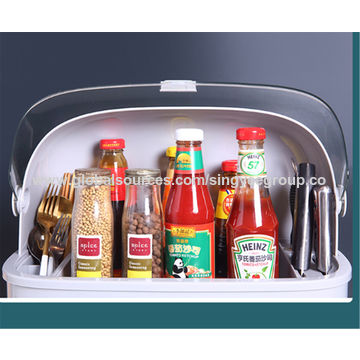 Buy Wholesale China Multifunctional Kitchen Seasoning Storage Box Household Seasoning  Rack Set & Kitchen Seasoning Storage Box at USD 0.2