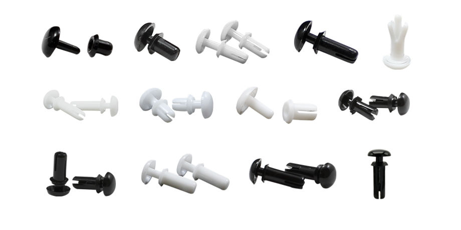 Uxcell a15073000ux1052 Panel Nylon Push Clips Fasteners Rivets White 100Pcs Uxcell a15073000ux1052 Panel Nylon Push Clips Fasteners Rivets White 100Pcs
