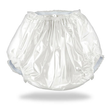 Diaper, Adult Blue Waterproof Pvc Plastic Pants Diaper Transparent
