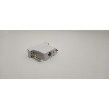 Adaptador DB25 Macho a RJ12 Hembra - Conector Industrial para Automatización y Control