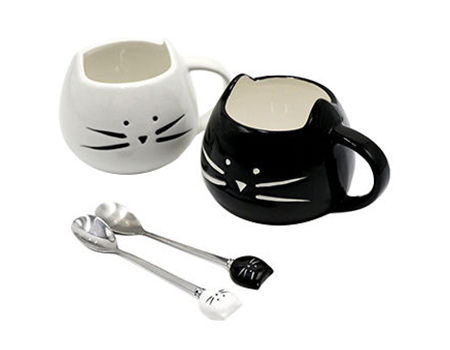 black and white cute novelty porcelain