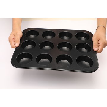 Buy Wholesale China Mini Cake Dishes 24 Cups Baking Tray Non Stick Carbon  Steel Muffin Pan & Nonstick Baking Pans Muffin Bakeware at USD 2.36