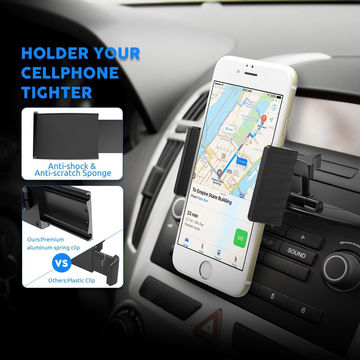 Protection universelle de silicone de voiture avec des supports de  téléphone, support réglable de bâti de téléphone de voiture de silicone