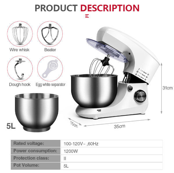 cake mixer 5l