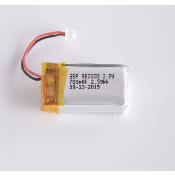 Buy Wholesale China Gps Lipo Battery 982232 3.7v 700mah Long Life Weight  Scale Battery Pack Manufacturer[gpe] & Gps Battery at USD 1.1