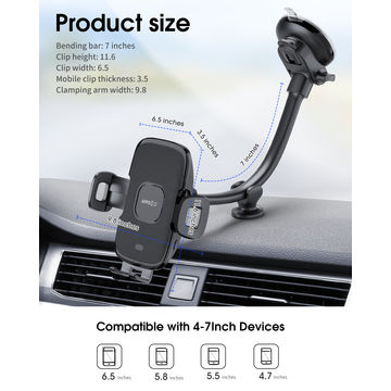 Buy Wholesale China Oem Brand Auto-clamping Car Qi Charging Mount 15w Fast  Wireless Car Charger Mount Phone Holder & Car Charger Holder at USD 5