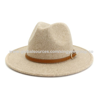 Wool Jazz Top Hats Men And Women Couple Hats Flat Brim Big Brim Hats - Buy  China Wholesale Wool Jazz Big Brim Hat $1