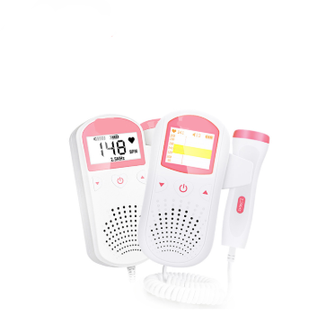Hogar Doppler Fetal Portátil Bebé Embarazado Monitor de Ritmo
