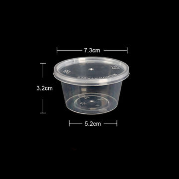 Buy Wholesale China Wholesale Black/clear Pp Disposable Food Sauce