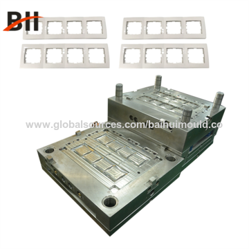 China Precision shell mould plastic injection socket switch panel mold ...