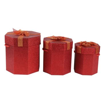 Factory Luxury Cylindrical Packaging Flower Paper Box with Lid Set/3  (S/M/L) (Black) - China Cylinder Box and Paper Box price