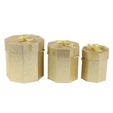 Factory Luxury Cylindrical Packaging Flower Paper Box with Lid Set/3  (S/M/L) (Black) - China Cylinder Box and Paper Box price