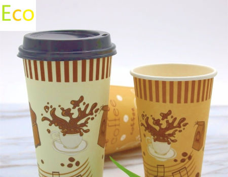 Pla Paper Cups Custom Logo Printing Biodegradable For Coffee Drinking With  Sleeve And Lids - Buy China Wholesale Pla Paper Coffee Biodegradable Cups  $0.0013