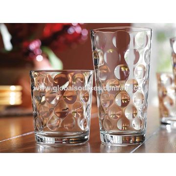 Creative Wine Cup Cocktail Glass Cup Whiskey Glass Heat Resistant Glass Cup  With Straw For Drink