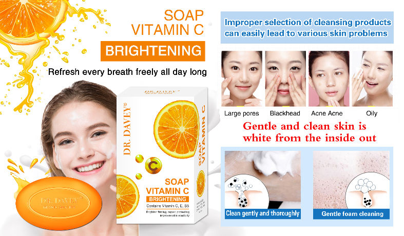 China Dr.DAVEY Vc soap on Global Sources,body and facial soap,whitening ...