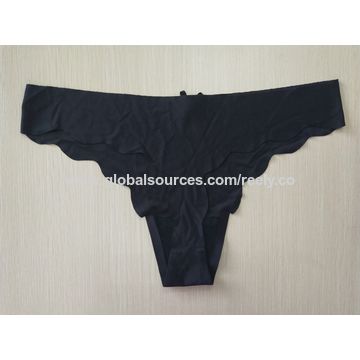 Nylon Elastane Plain Fashion Seamless Women Underwear - China
