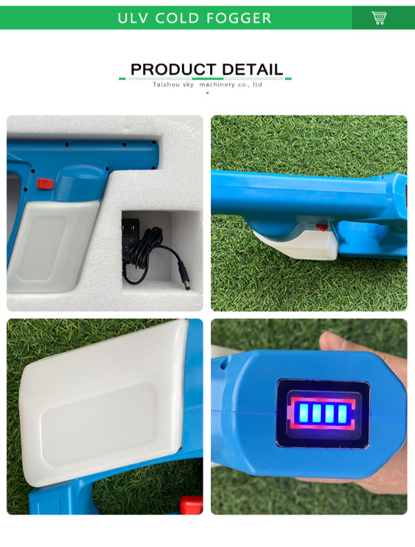 China Wireless ULV Fogging Electrostatic Handheld electrostatic sprayer