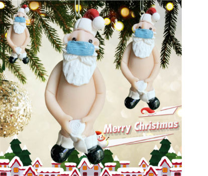 Naked Santa Naughty Christmas Tree Decoration Hanging Gift HOME 