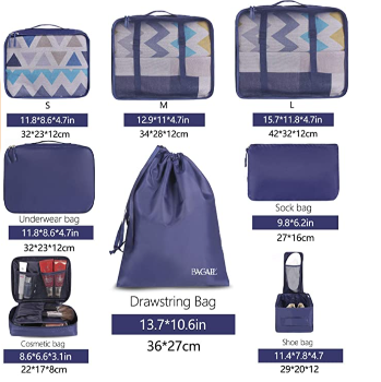 e Sunflower 3 Set Packing Cubes,2 Various Sizes Travel Luggage Packing Organizers e Sunflower 3 Set Packing Cubes,2 Various Sizes Travel Luggage Packing Organizers