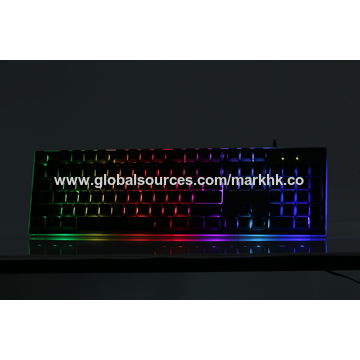 3 Color Keyboard China Most hot selling wired 3 colors lights membrane Gaming keyboard ...