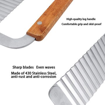 China Wavy Crinkle Cutting Tool Vegetable French Fry Slicer Stainless ...